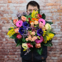 Blumenstauß Farbtraum